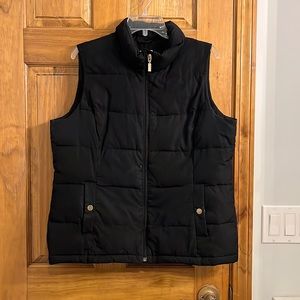 Charter Club Black Puffer Vest